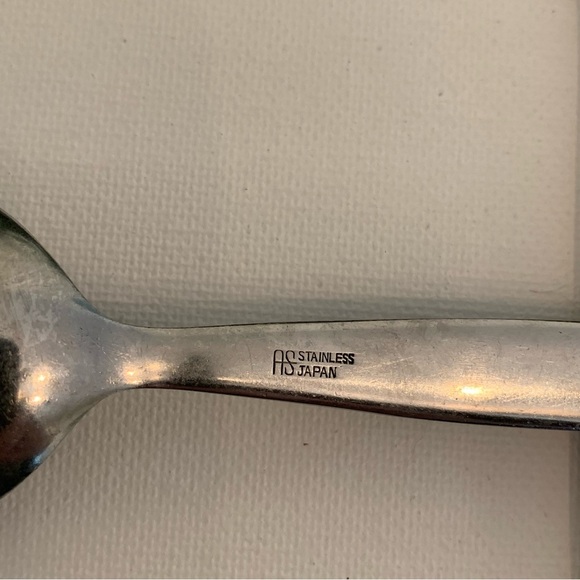 Vintage Arthur Salm AS Japan Stainless Dinner Knives Knife & Spoon Set MCM ASF3 - Picture 7 of 8